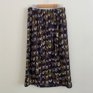 Pleats please Issey Miyake printed skirt